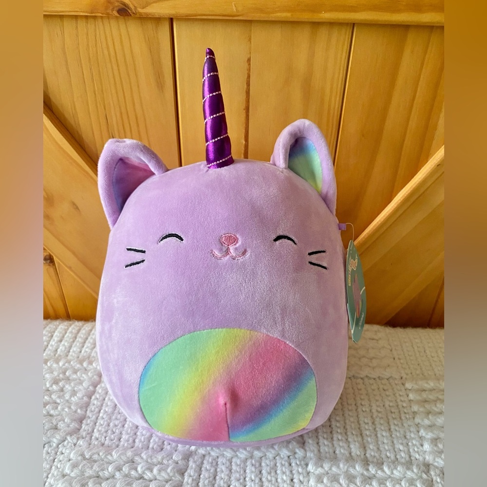 Squishmallows Cienna The Caticorn 8” Stuffed Plush